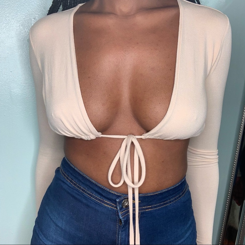 Naked Wardrobe Tied to You Crop Top